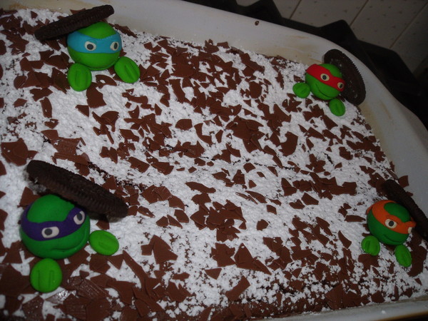 Gâteau Tortues Ninja